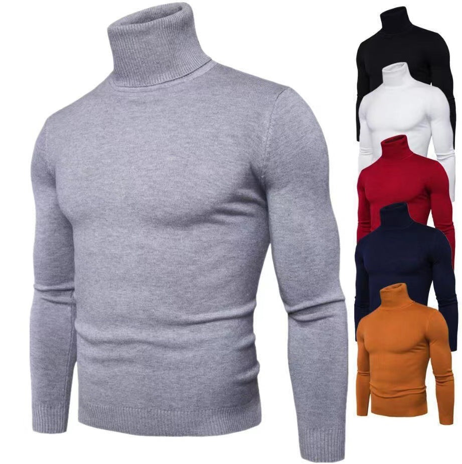 Herren Rollkragenpullover aus hochwertiger Baumwolle Drune