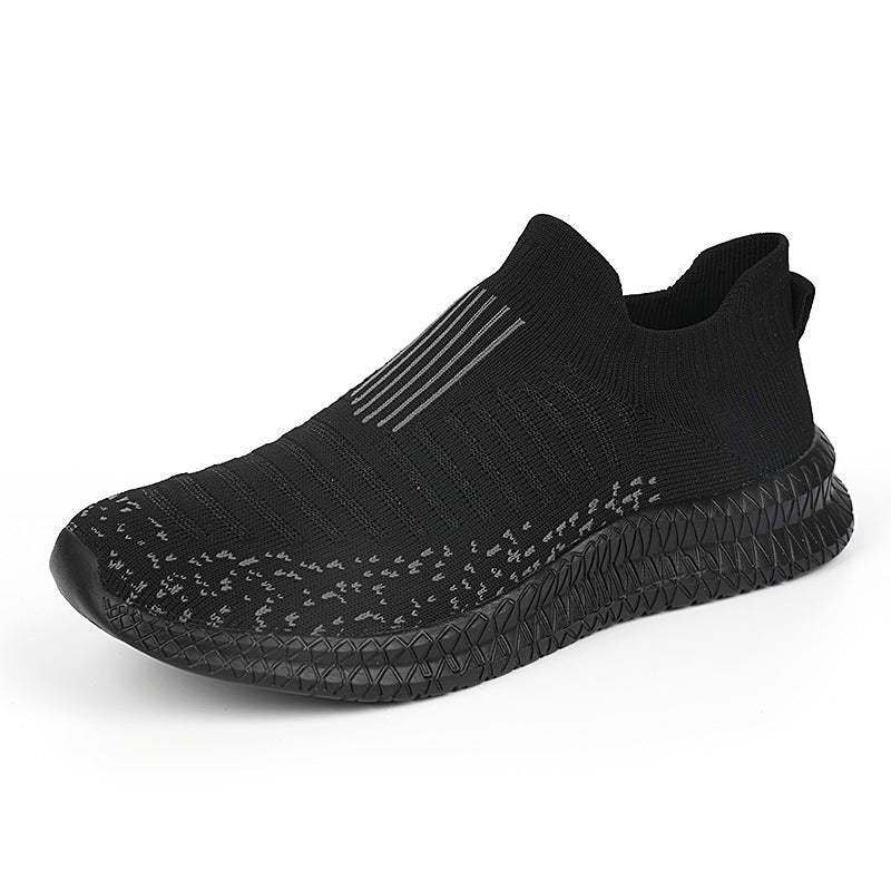 Unisex nan Slip-on Stricktrainer mit formstabilem Sockenschaft, reaktionsfreudiger Leichtsohle und rutschfester Profilkante Drune