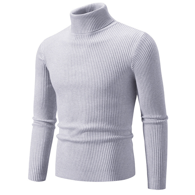 Herren feiner Rollkragenpullover aus langlebigem Strickmaterial Drune