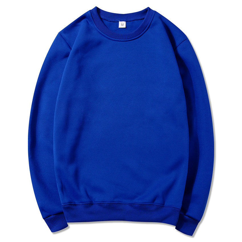 Unisex zeitloser Rundhals-Sweater ohne Kapuze mit angerauter Innenseite und verstärktem Nacken Drune