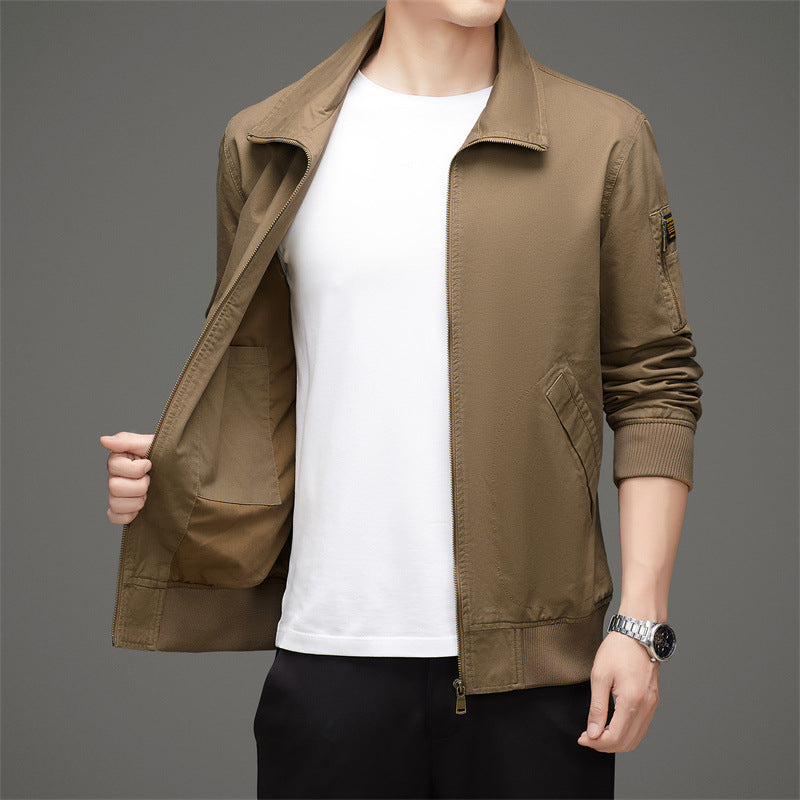 Herren Windbreaker Jacke mit praktischen Taschen und modernem Schnitt Drune