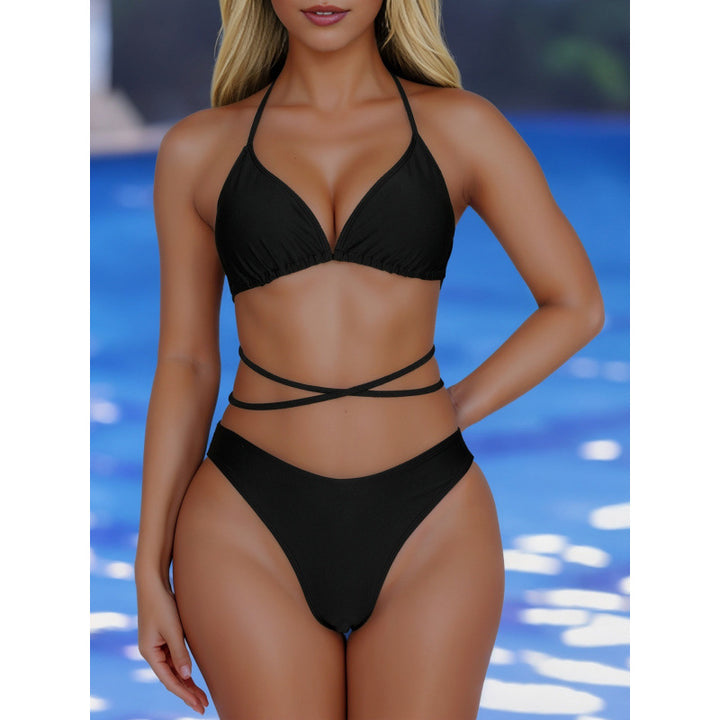 Damen Triangel-Bikini mit verstellbaren Bändern und elegantem Schnitt Drune