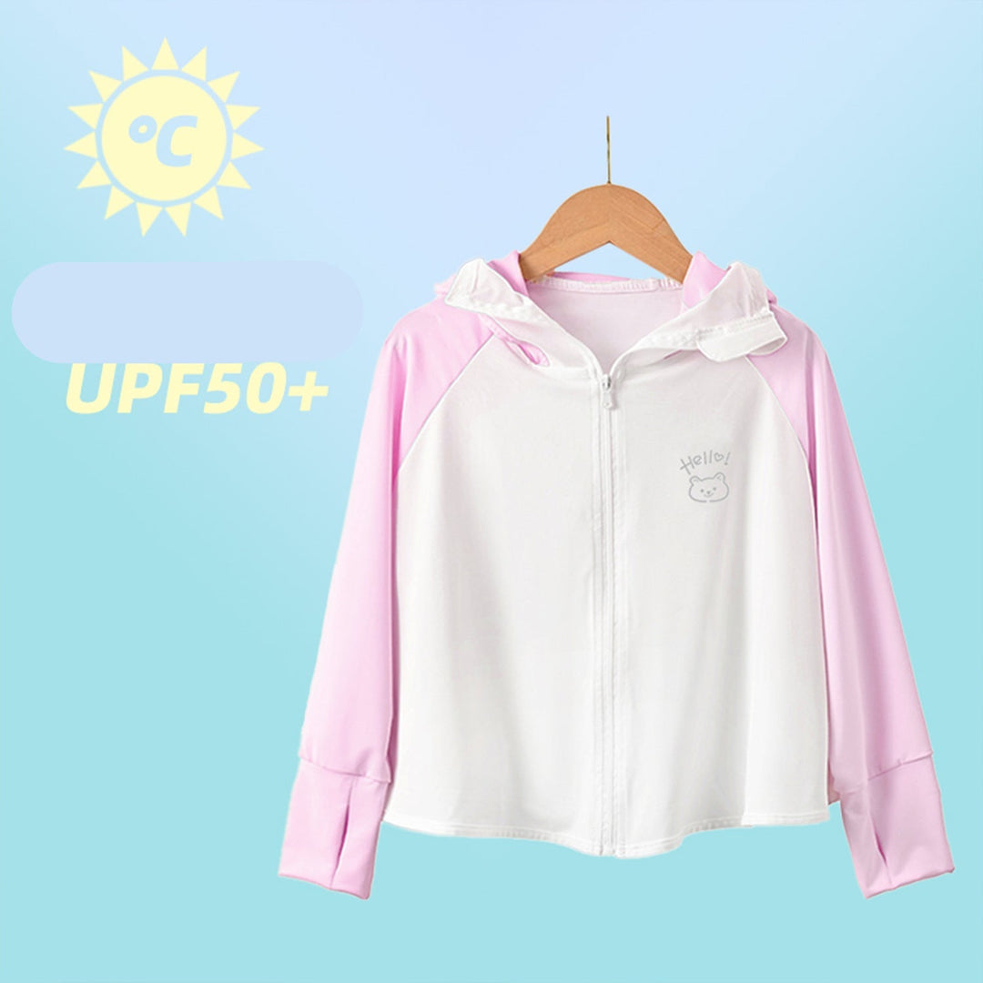 Jungen funktionale UV-Schutzjacke mit Kapuze Drune