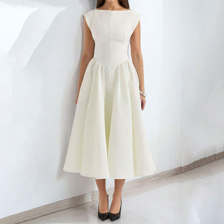 Damen Abendkleid mit elegantem Schnitt und schwingendem Rock Drune