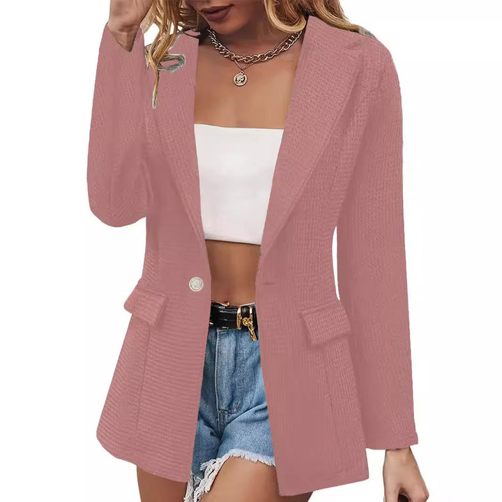 Damen Klassiker Eleganter Blazer Drune