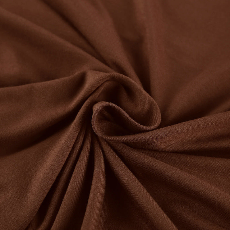Damen asymmetrisches Oberteil mit lässigem Drapierungsdesign Drune