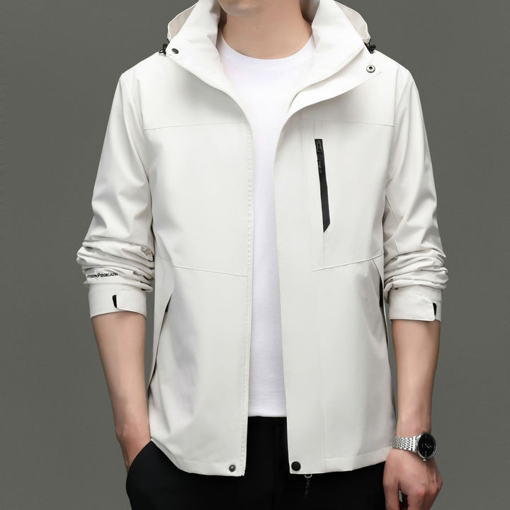 Herren Übergangsjacke mit stylischem Stehkragen und atmungsaktiven Eigenschaften Drune