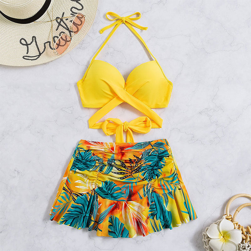Damen Designer-Bikini mit verspieltem Rock Drune