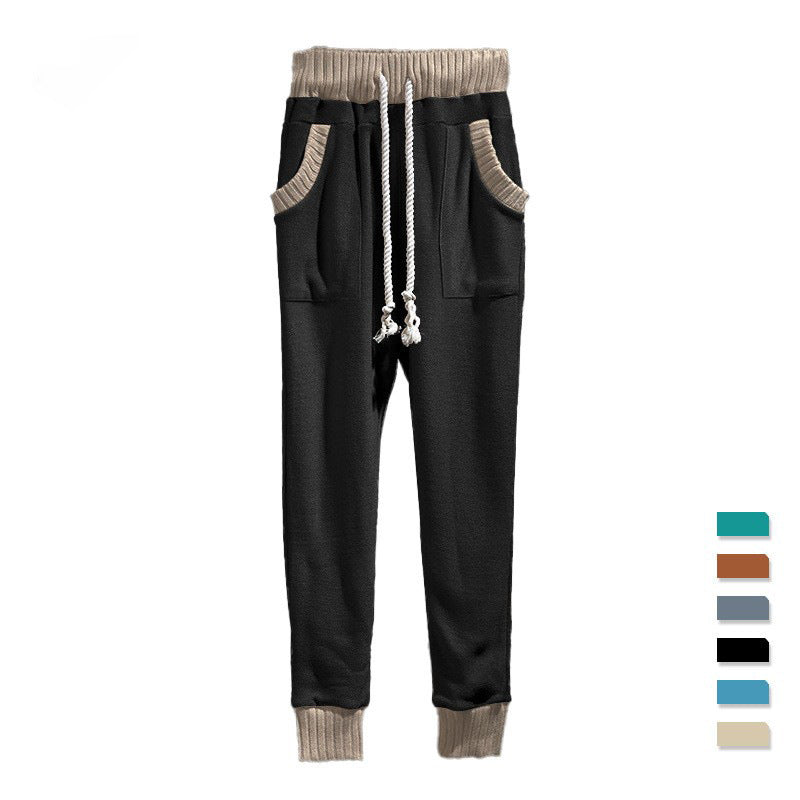 Herren Sportliche Jogginghose mit bequemen seitlichen Eingrifftaschen und elastischem Bund Drune