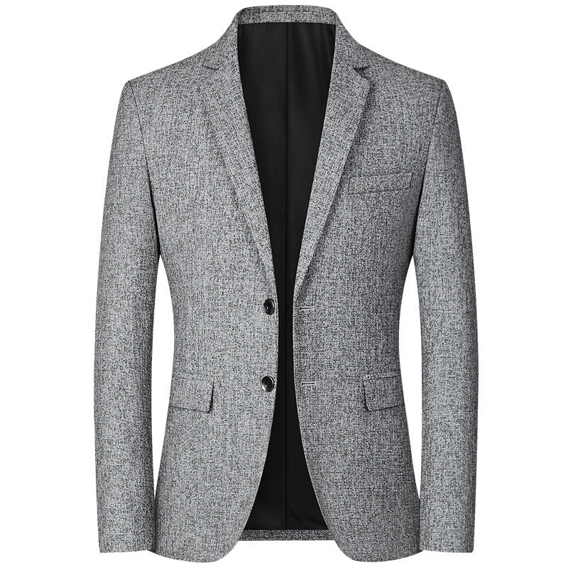 Herren moderner und eleganter Blazer aus Strukturstoff Drune