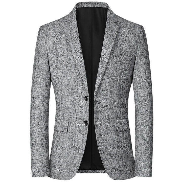 Herren moderner und eleganter Blazer aus Strukturstoff Drune