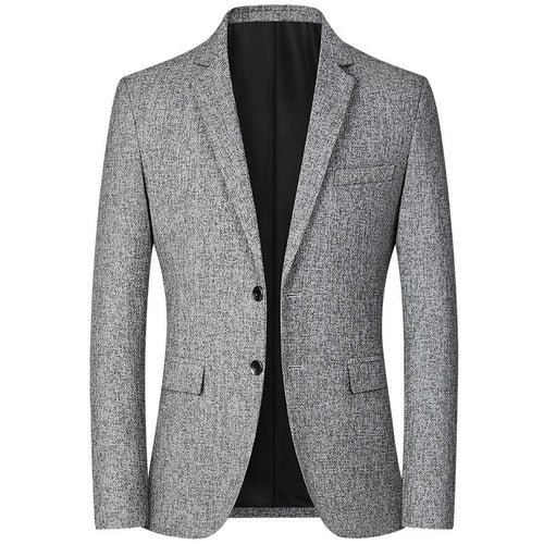 Herren moderner und eleganter Blazer aus Strukturstoff Drune