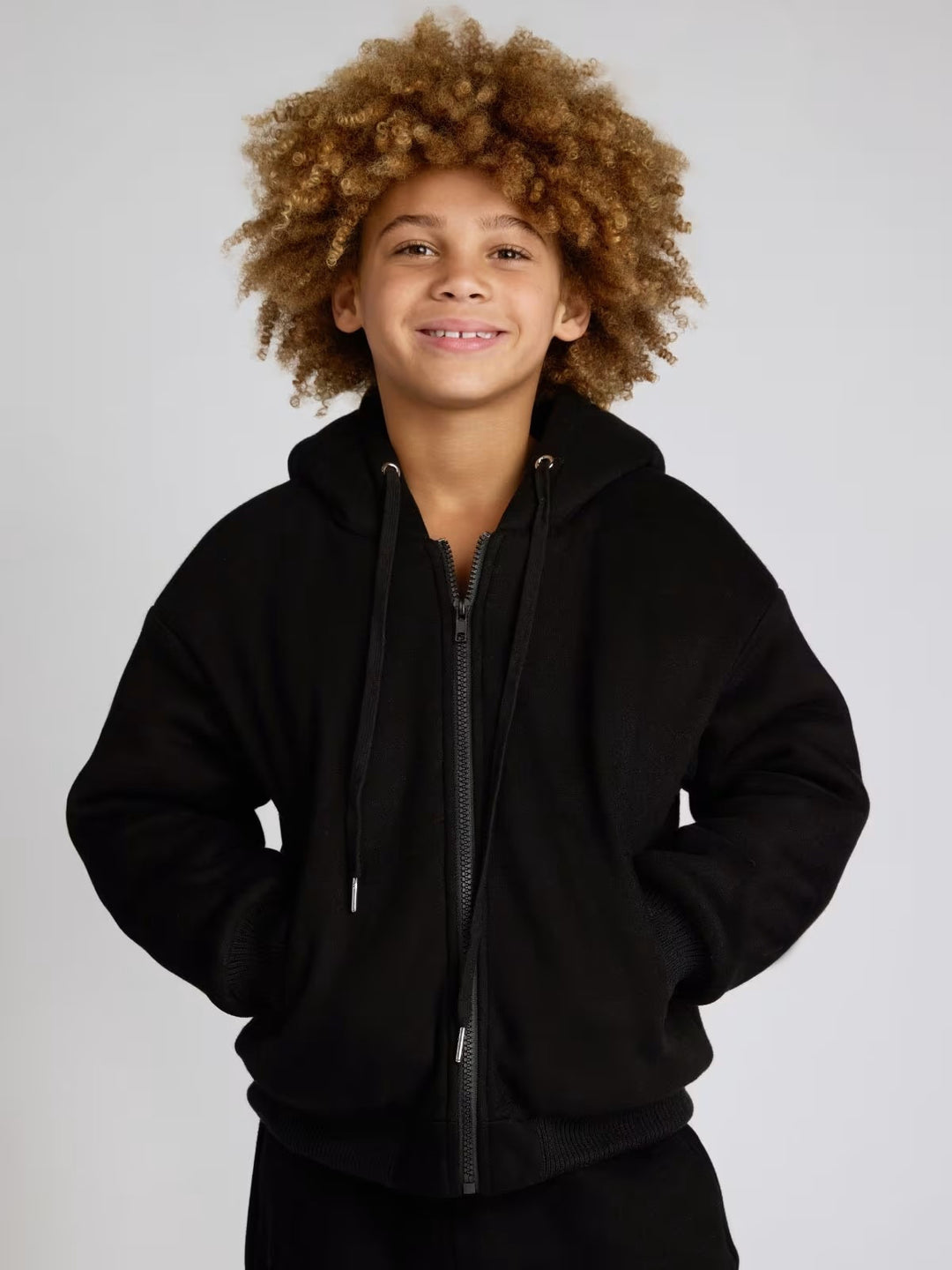Damen oversized Kapuzenjacke mit praktischem Reißverschluss und lässigem Schnitt Drune