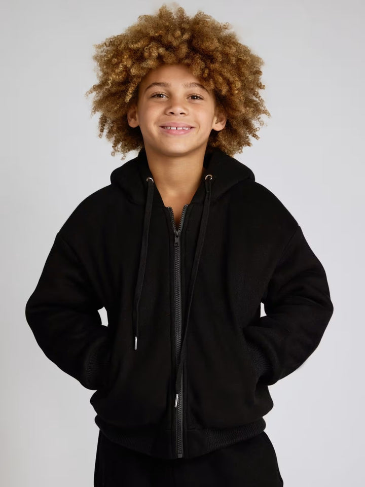 Damen oversized Kapuzenjacke mit praktischem Reißverschluss und lässigem Schnitt Drune
