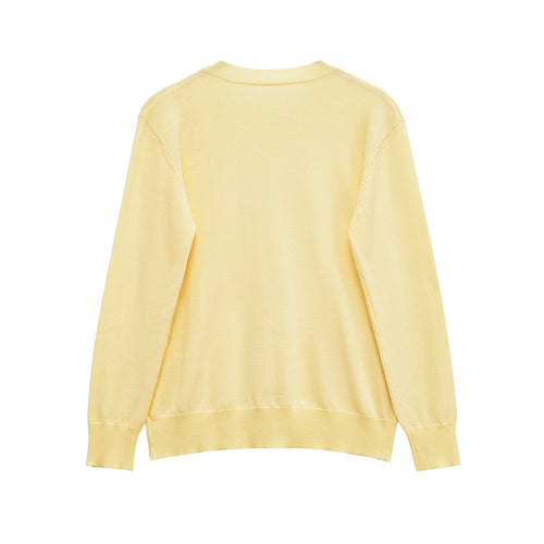 Damen lässiger Pullover aus weichem Material Drune