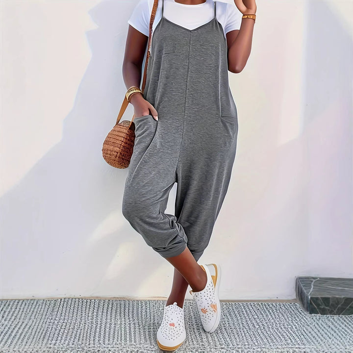 Damen Jumpsuit mit komfortabler Passform und praktischen Taschen Drune