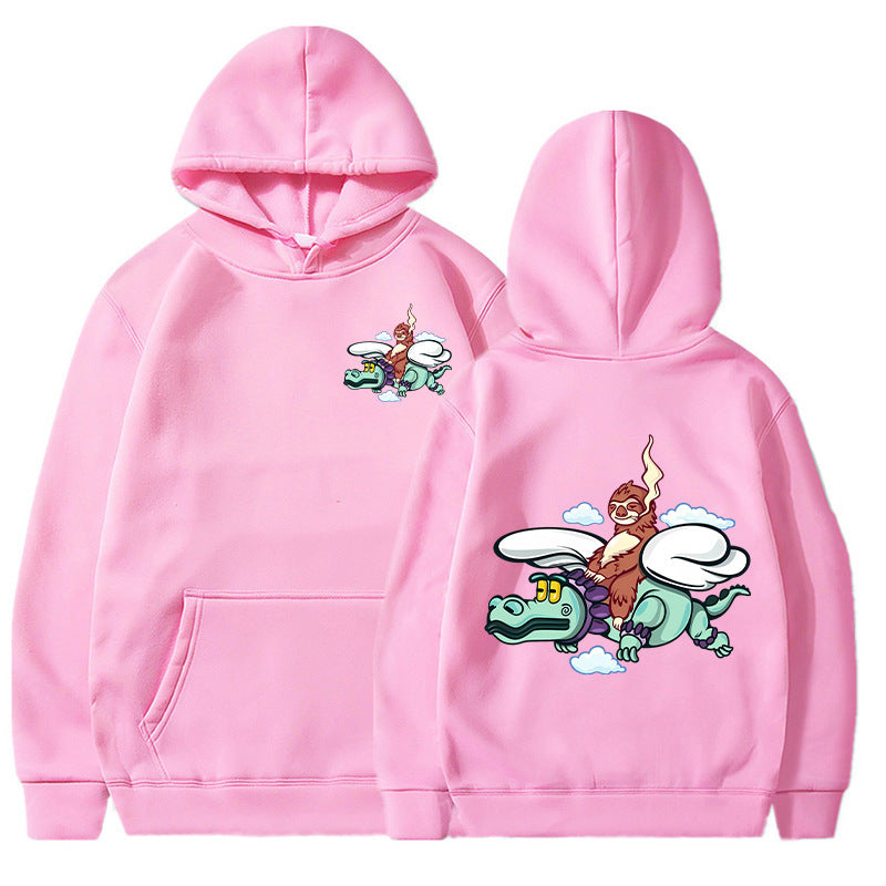 Damen Kapuzenpullover mit kreativem Grafikdesign und hochwertiger Innenausstattung Drune