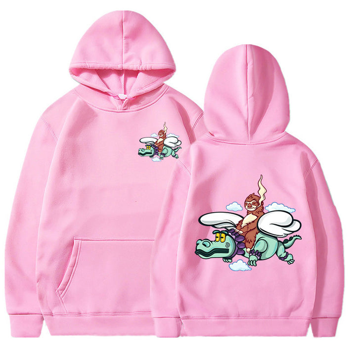 Damen Kapuzenpullover mit kreativem Grafikdesign und hochwertiger Innenausstattung Drune