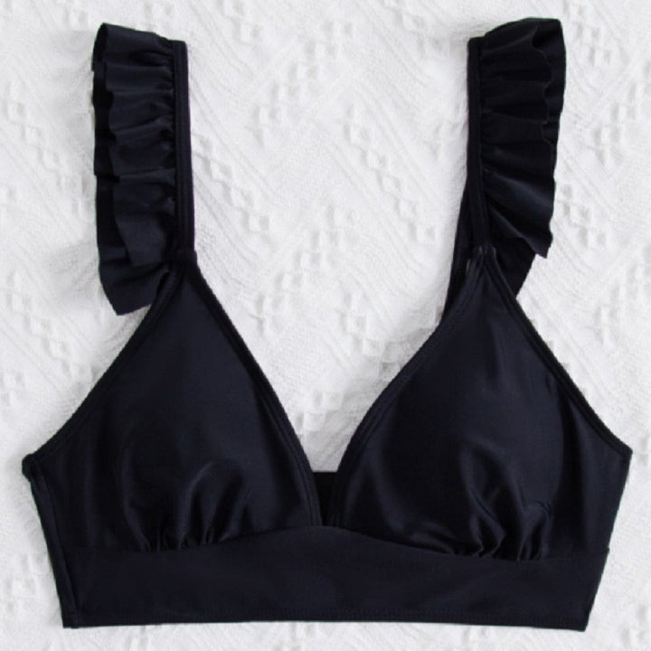 Damen Triangel-Bikinioberteil mit Rüschendetails Drune