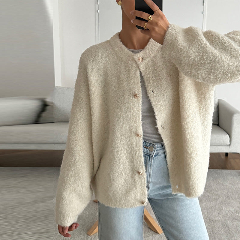 Damen Kuschelige Strickjacke im Oversized-Style Drune