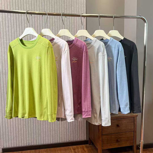 Damen Sportliches Langarmshirt mit innovativer Gewebestruktur Drune