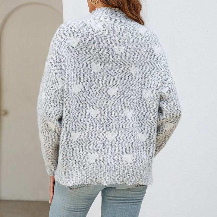 Drune | Strickbluse mit Muster Wolle Warm und Modern