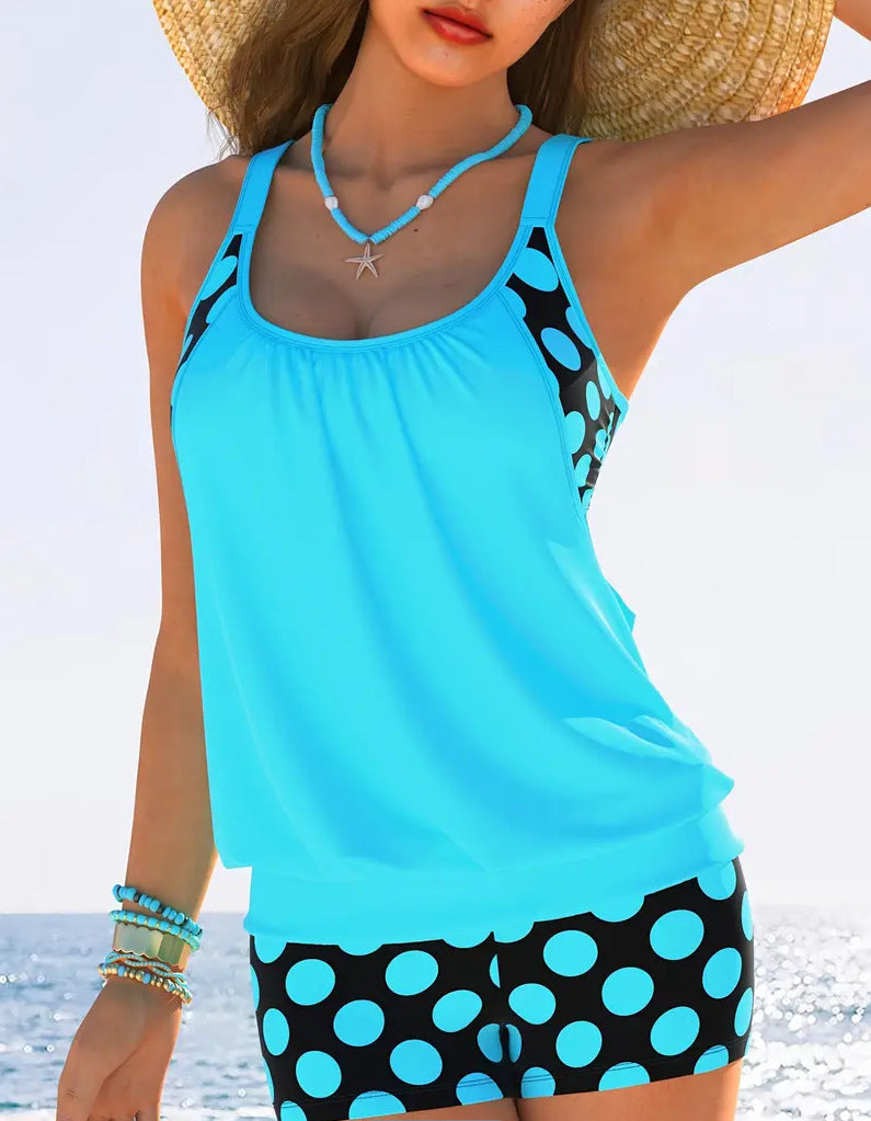 Damen Sportlicher Tankini mit stylischem Schnitt und Shorts Drune