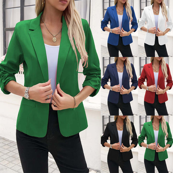 Damen Blazer im eleganten Stil mit raffinierten Puffärmeln Drune