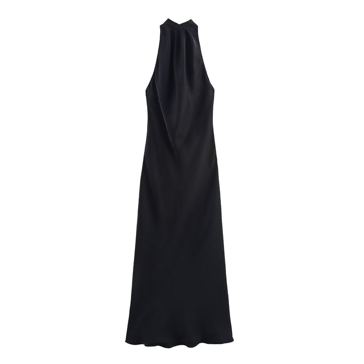 Damen Abendkleid mit elegantem Halterneck-Design und fließendem Schnitt Drune