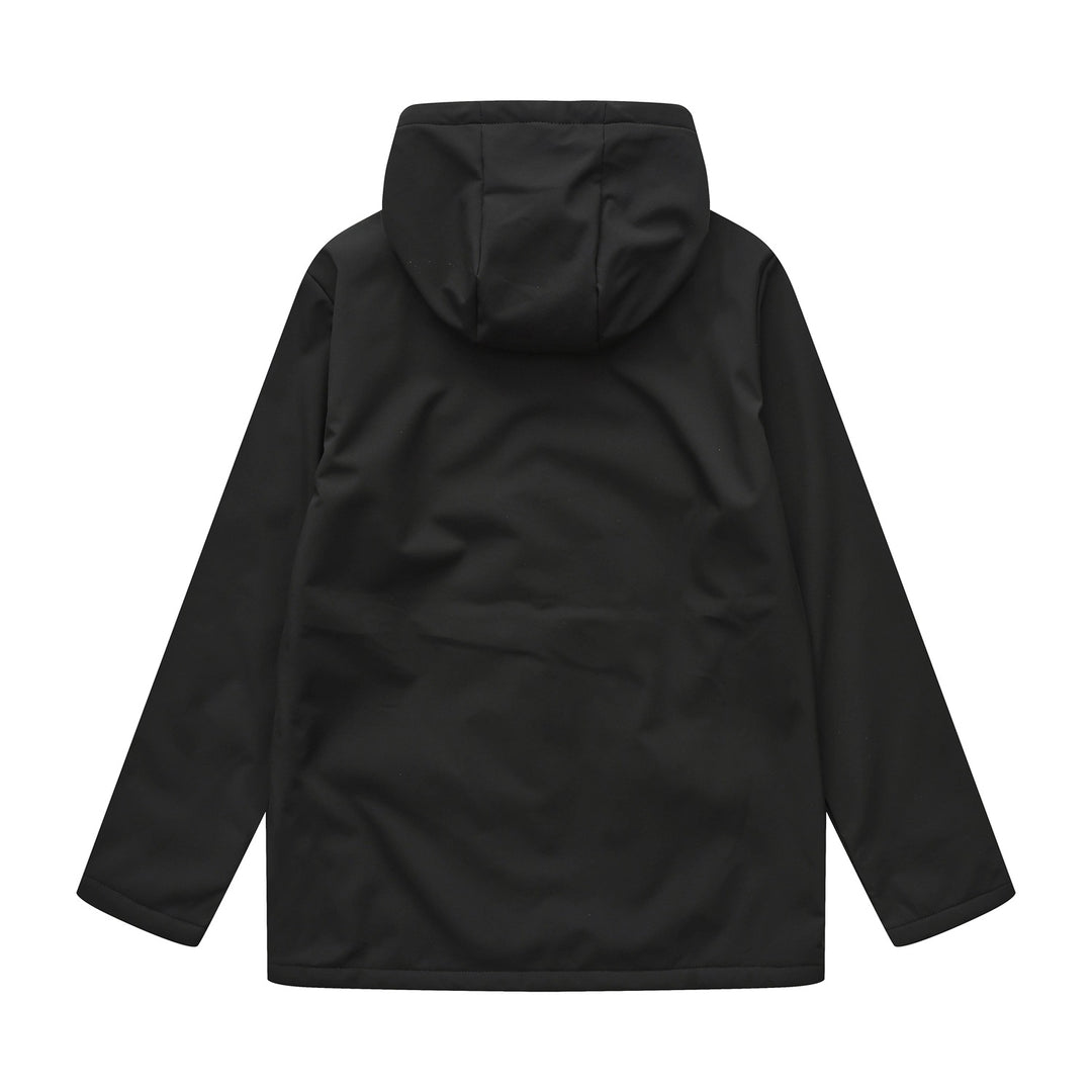 Damen wetterfeste Parkajacke mit verstellbarem Kordelzug Drune