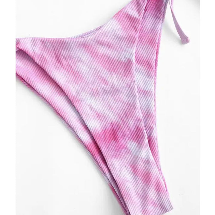 Damen Crop-Top Bikini mit verstellbaren Trägern Drune