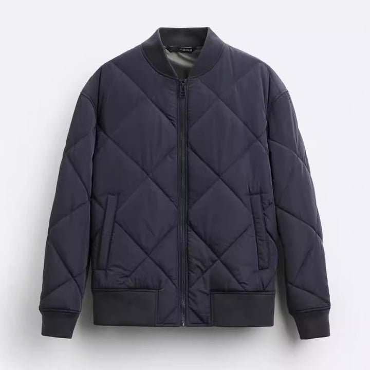 Herren gesteppte Freizeitjacke mit sportlichem Schnitt und seitlichen Taschen Drune