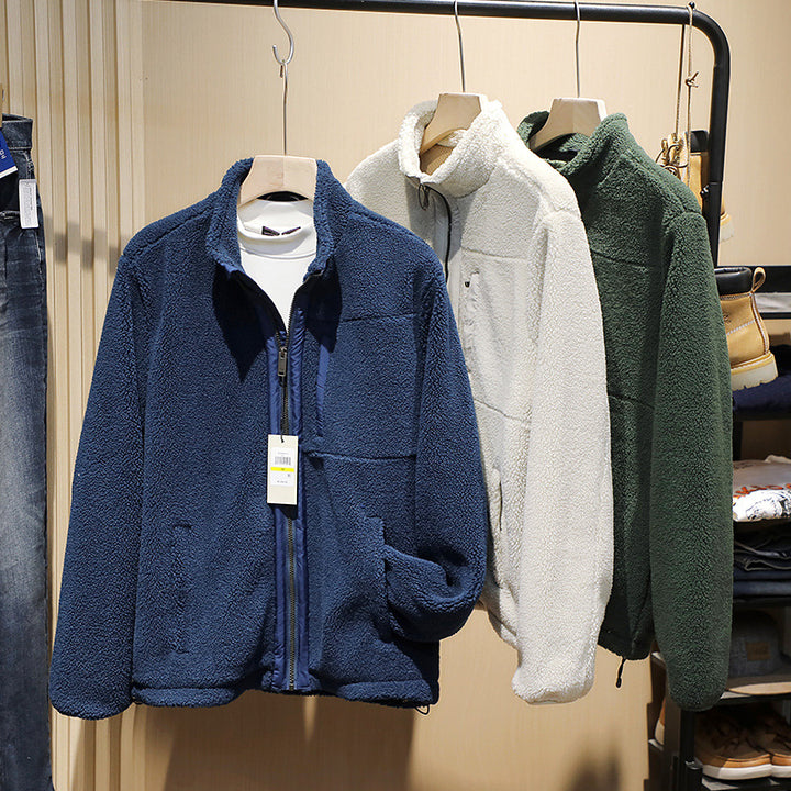Damen Fleecejacke mit hohen Kragen und praktischen Reißverschlusstaschen Drune