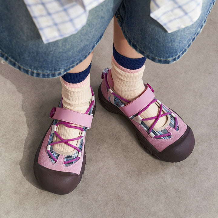 Damen Freizeitschuhe mit verstellbarem Klettverschluss und rutschfester Sohle Drune