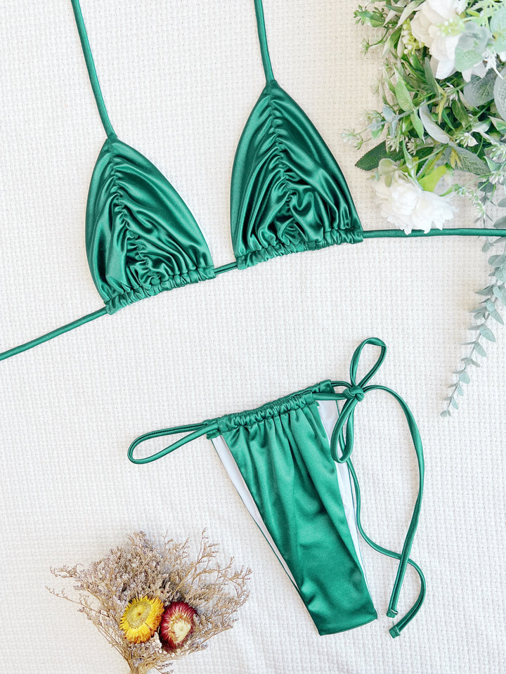 Damen Triangel-Bikini mit raffinierten Rüschen Drune