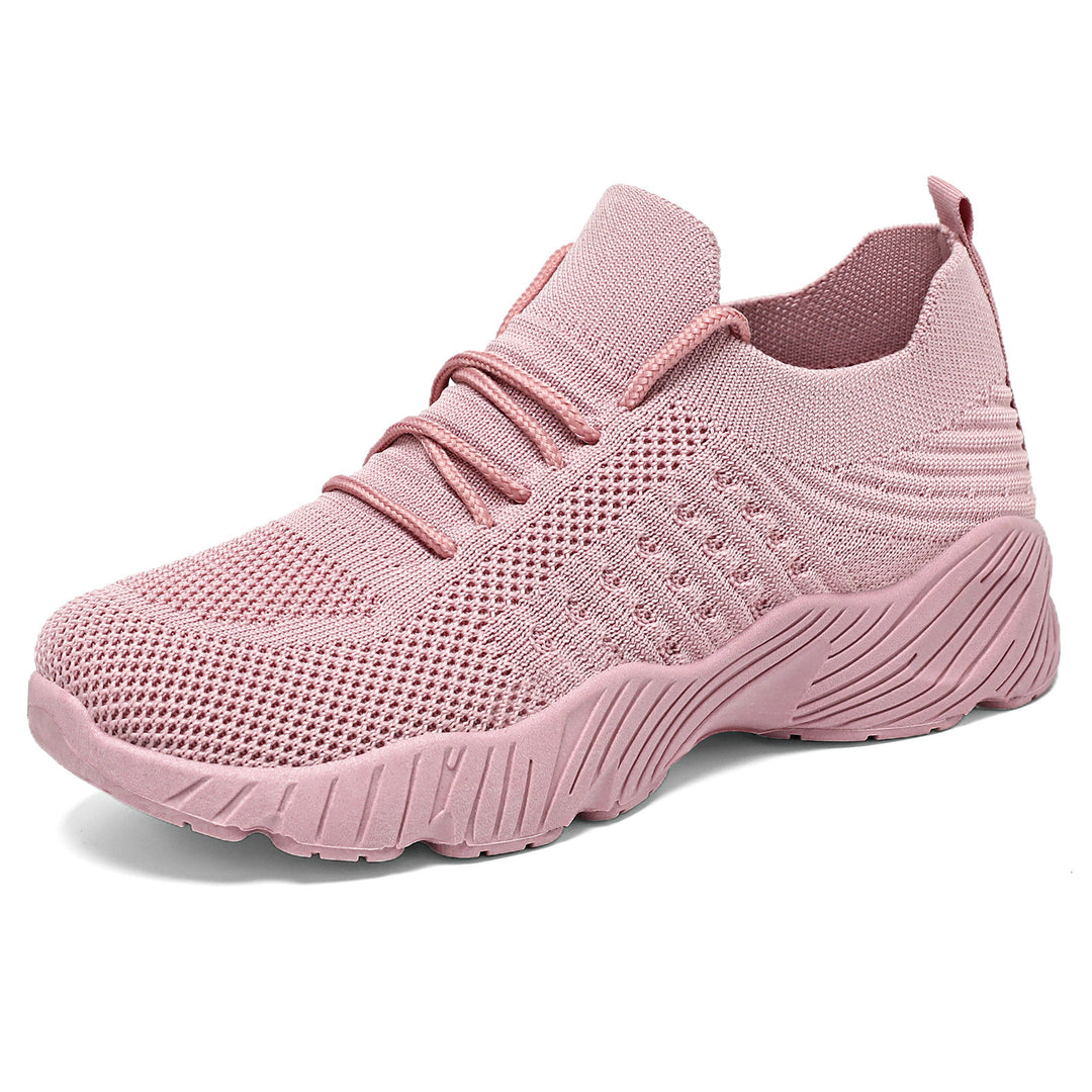 Damen nan gestrickter Slip-On Sneaker mit sockenähnlichem Schaft und dämpfender Profillaufsohle Drune