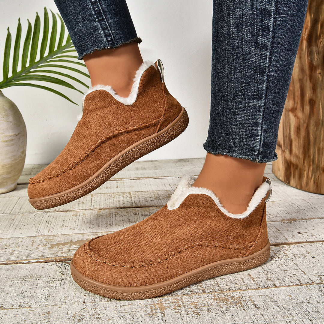 Damen Clog-Schuhe mit kuscheligem Innenfutter und rutschfester Sohle Drune