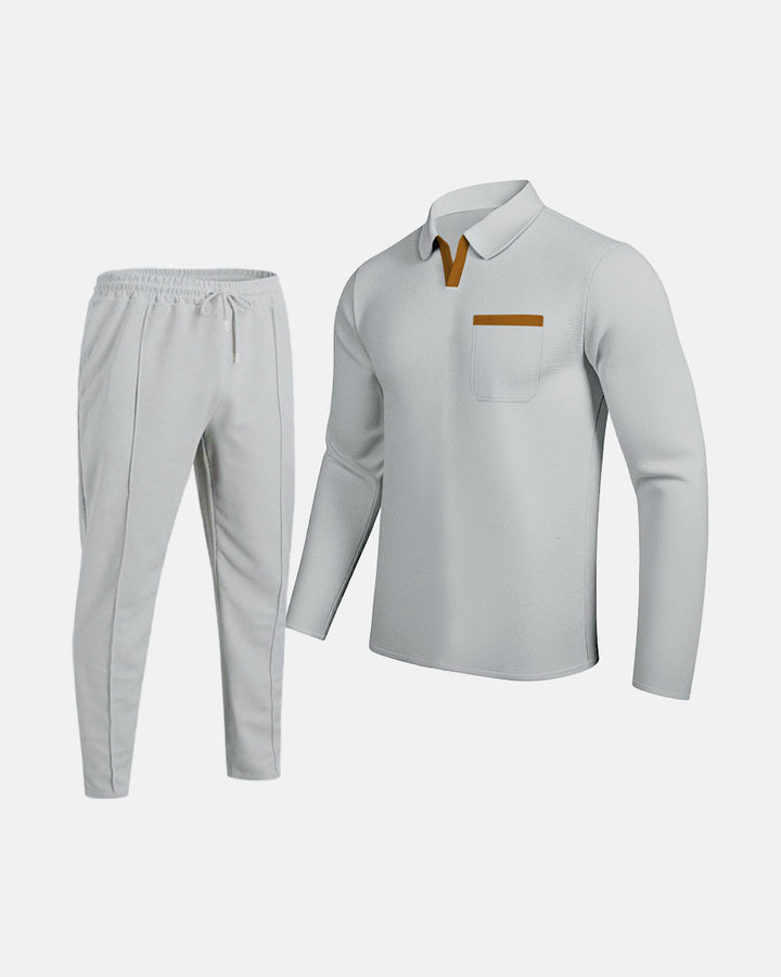 Herren Kombi-Outfit mit Poloshirt und Jogginghose Drune