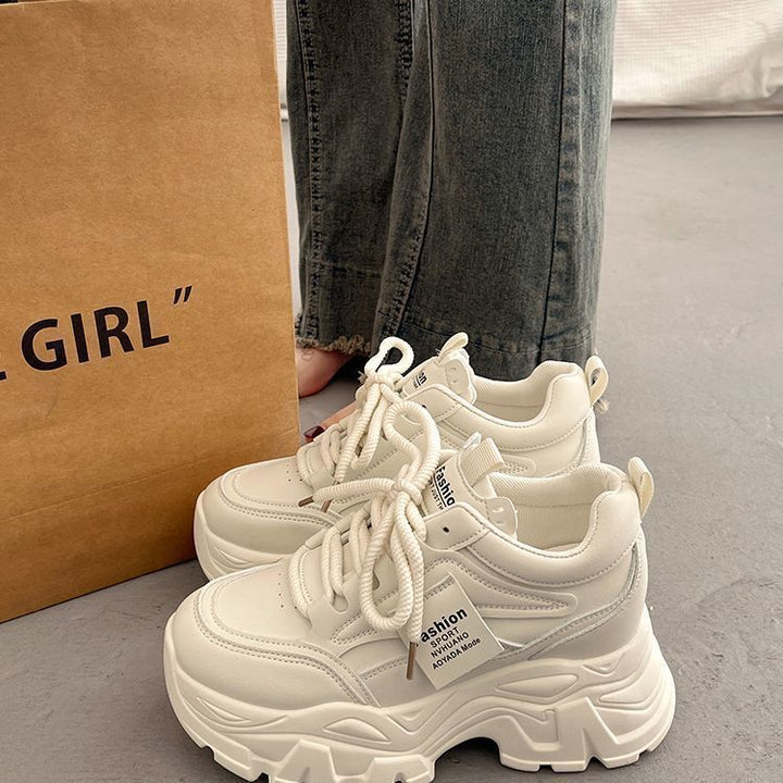 Damen Chunky Sneakers mit dicker Sohle und modischem Design Drune