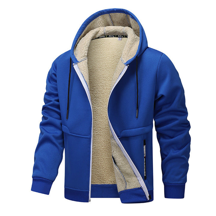 Herren kuschelige Fleecejacke mit hoher Wärmedämmung Drune