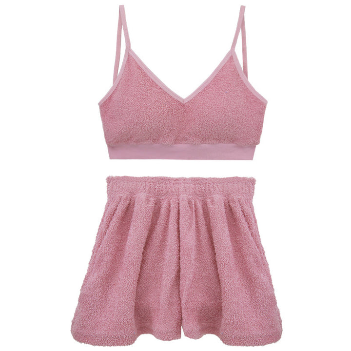 Damen Relax-Set mit weichem Material und verstellbaren Trägern Drune
