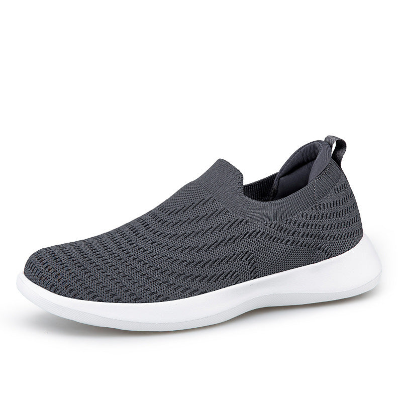 Damen nan Feinstrick-Ballerina-Sneaker mit elastischem Einstieg, gepolstertem Komfortfußbett und flexibler Leichtsohle Drune