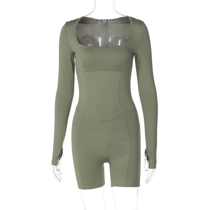 Damen Sportliche Langarm-Jumpsuit Drune