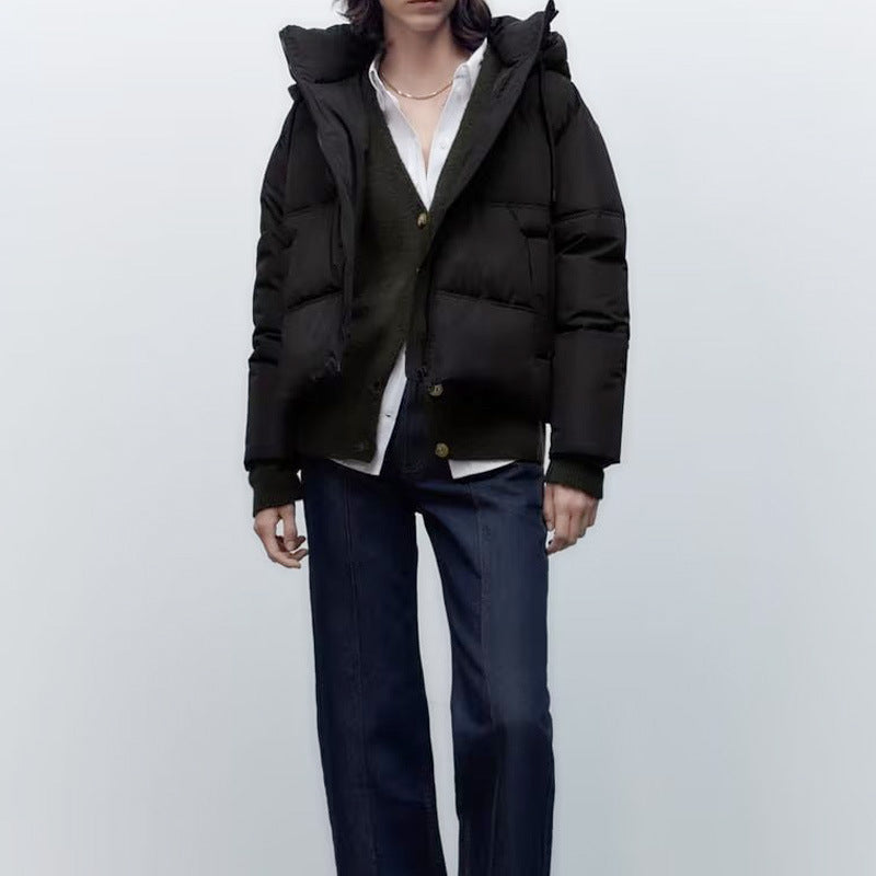 Damen Übergangsjacke mit praktischen Taschen und hohem Kragen Drune