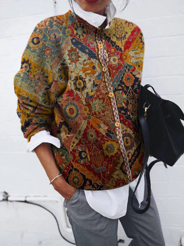 Drune | Eleganter Weinlese Stil Pullover