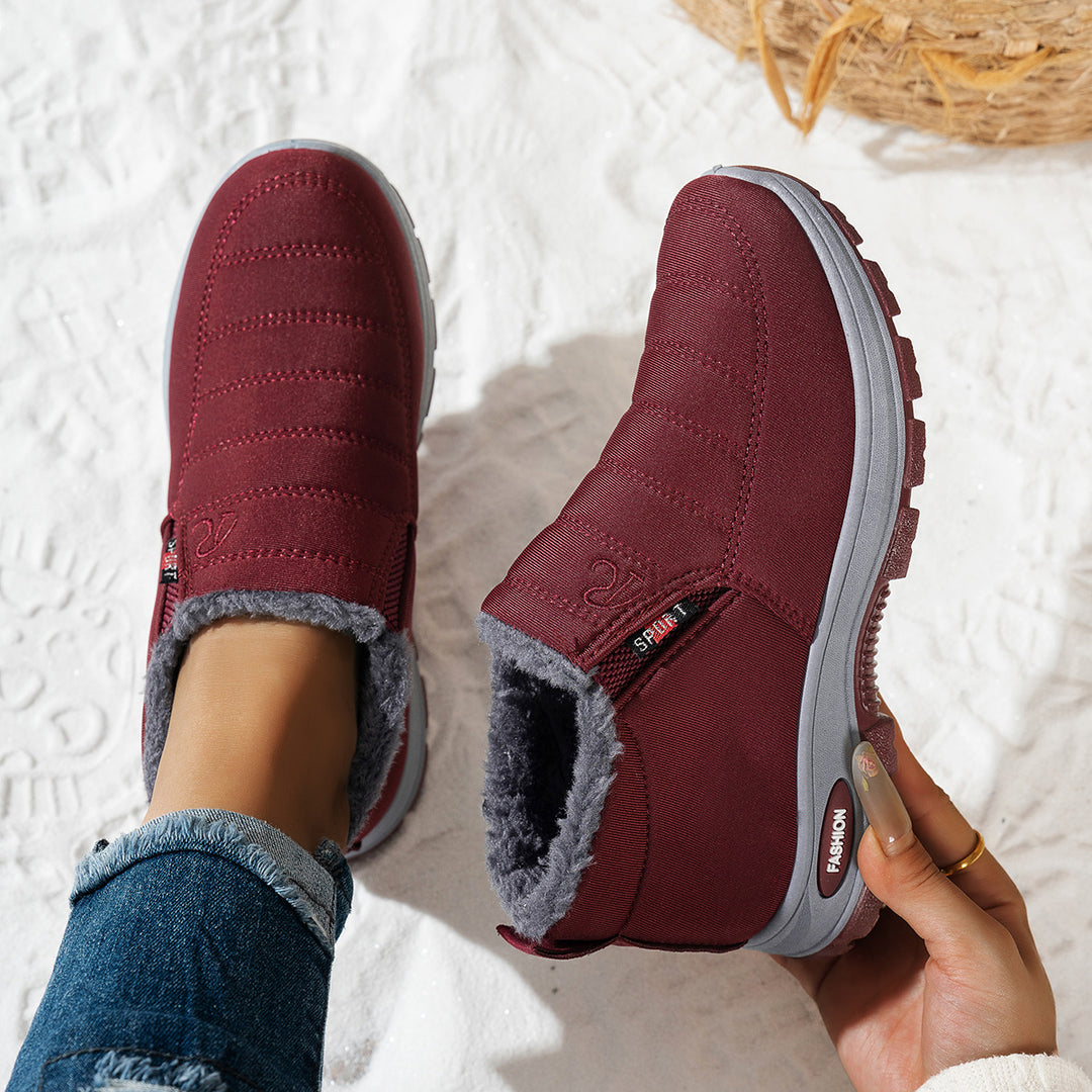 Damen Gemütliche Warmfutter-Stiefel im modernen Design Drune