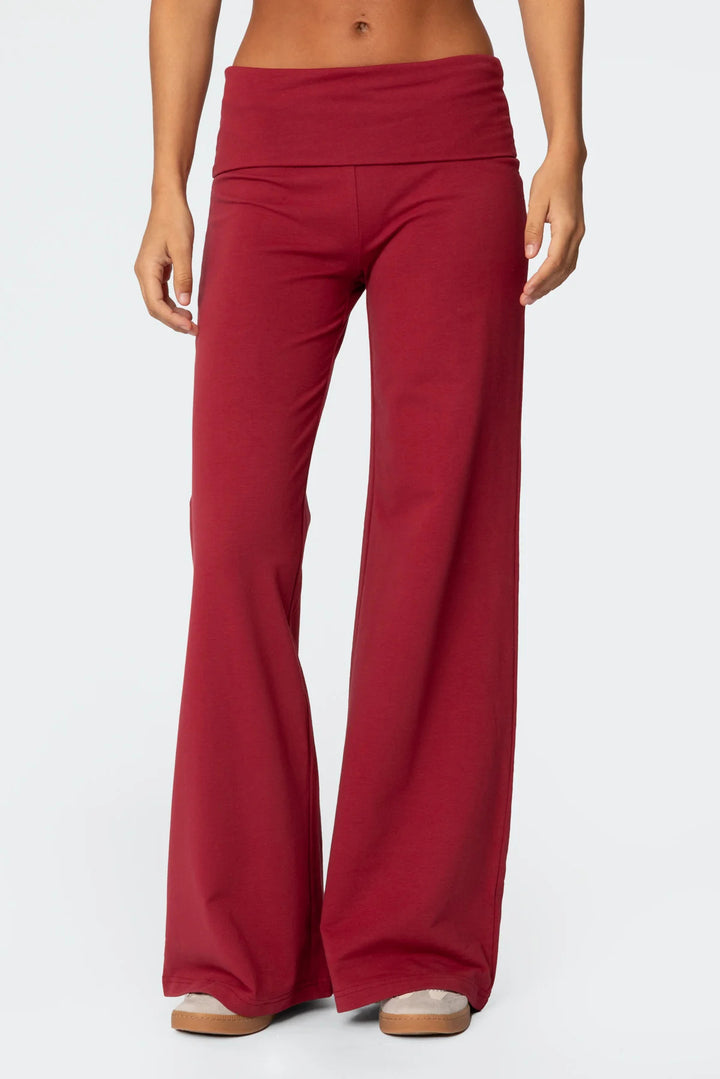 Damen Weite-Leg Lounge-Hosen Drune