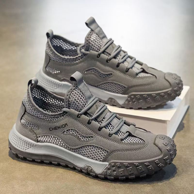 Damen Outdoor-Sneaker mit rutschfester Sohle und atmungsaktiver Netzstruktur Drune