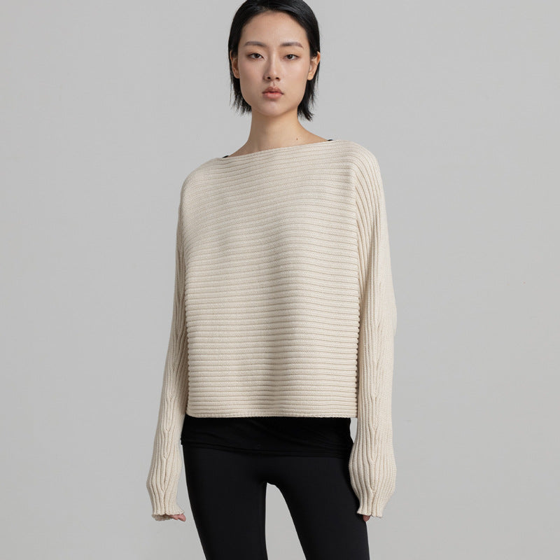 Damen gemütlicher und stylischer Strickpullover Drune