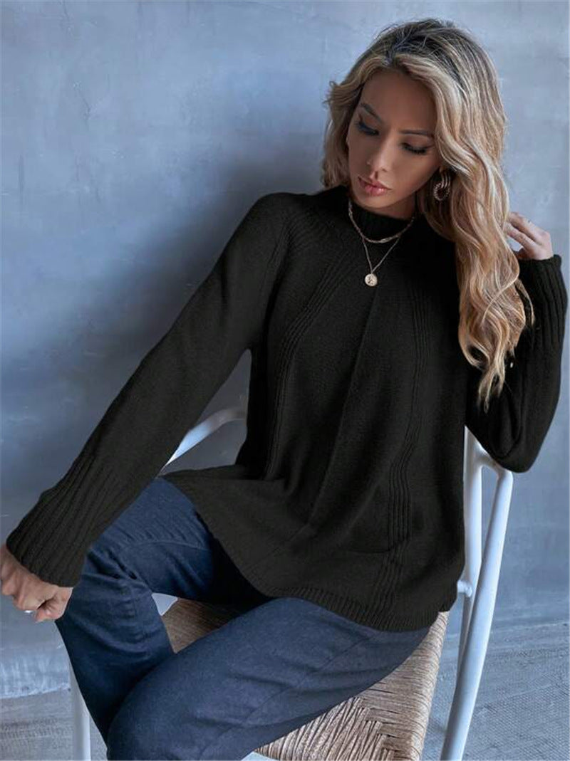 Damen Oversized Strickpullover Drune